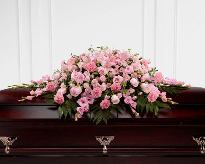 Sweetly Rest Casket Spray